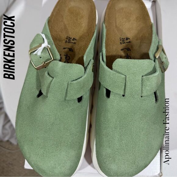 Birkenstock Papiloma Chunky in Green Tea Size 10 Ladies 41 EU New in Box - Picture 5 of 7